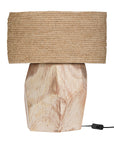 Harare Table Lamp | Lyric Shade Natural Natural Uniqwa Collections