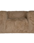 Harlow Sofa | One Seater | Fur Luxe | Toffee Uniqwa Collections
