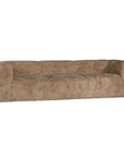 Harlow Sofa | Three Seater | Fur Luxe | Toffee Uniqwa Collections
