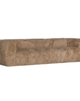 Harlow Sofa | Three Seater | Fur Luxe | Toffee Uniqwa Collections