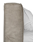 Harlow Bed | Buffalo Leather | Earthy Grey Uniqwa Collections