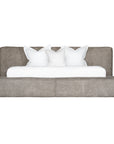 Harlow Bed | Buffalo Leather | Earthy Grey Uniqwa Collections