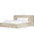 Harlow Bed | Fur Luxe Queen Uniqwa Collections