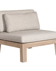 Harper Armless Sofa | One Seater Luxury Natural Uniqwa Collections