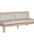 Harper Armless Sofa | Three Seater Luxury Natural Uniqwa Collections