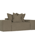 Hendrix Modular Sofa | Low Rider Arm | Double Arm Module Classic Stitching Bark Uniqwa Collections
