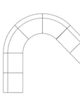 Hendrix Modular Sofa | Curve Module Uniqwa Collections