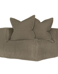 Hendrix Modular Sofa | Corner Module Bark Classic Stitching Uniqwa Collections