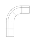 Hendrix Modular Sofa | Curve Module Uniqwa Collections