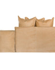 Hendrix Modular Sofa | Low Rider Arm | Tan Aniline Leather Uniqwa Collections