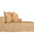 Hendrix Modular Sofa | Low Rider Arm | Tan Aniline Leather Uniqwa Collections