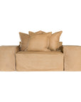 Hendrix Modular Sofa | Low Rider Arm | Tan Aniline Leather Uniqwa Collections