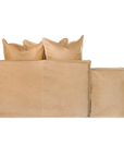 Hendrix Modular Sofa | Low Rider Arm | Tan Aniline Leather Uniqwa Collections