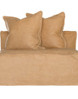 Hendrix Modular Sofa | Low Rider Arm | Tan Aniline Leather Uniqwa Collections