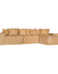 Hendrix Modular Sofa | Low Rider Arm | Tan Aniline Leather Uniqwa Collections