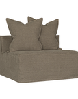 Hendrix Modular Sofa | Armless Module Bark Classic Stitching Uniqwa Collections