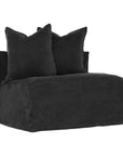 Hendrix Modular Sofa | Replacement Slipcover | Classic Stitching Black Single Seater Uniqwa Collections