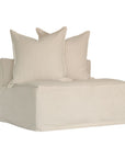 Hendrix Modular Sofa | Replacement Slipcover | Classic Stitching Sand Single Seater Uniqwa Collections