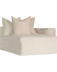 Hendrix Modular Sofa | Replacement Slipcover | Classic Stitching Sand Chaise Right Hand Arm Uniqwa Collections