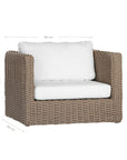 Himba Outdoor Rope Sofa | One Seater Last Chance Collection