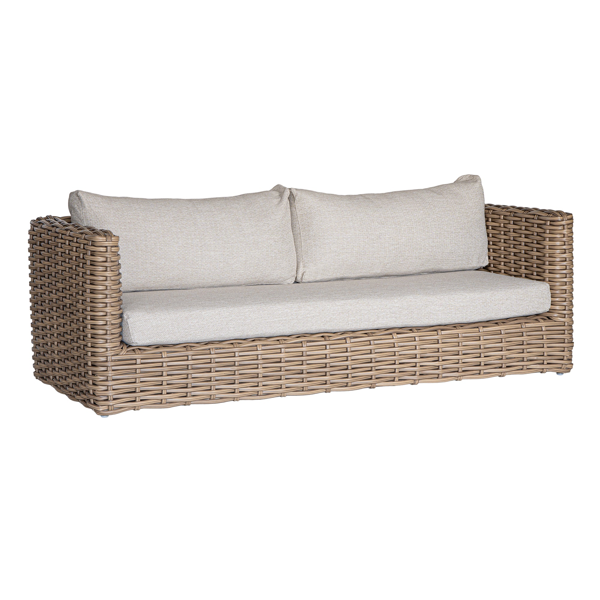 Himba Outdoor Sofa Covers | Luxury Natural | Three Seater Uniqwa Collections