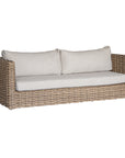 Himba Outdoor Sofa Covers | Luxury Natural | Three Seater Uniqwa Collections