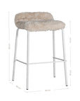 Hotham Barchair | Fur Luxe Uniqwa Collections