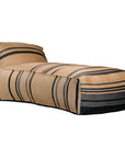 Idube Outdoor Lounger | Natural Stripe Uniqwa Collections