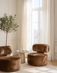 Iggy Swivel Occasional Chair | Bronze Uniqwa Collections