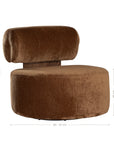 Iggy Swivel Occasional Chair | Bronze Uniqwa Collections