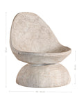 Imbili Chair | Whitewash Uniqwa Collections