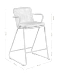 Indaaba Barchair | White Uniqwa Collections