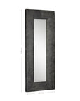 Jabulani Mirror | Buffalo Leather African Slate Uniqwa Collections