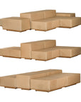 Jimi Modular Leather Sofa Uniqwa Collections