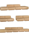 Jimi Modular Leather Sofa Uniqwa Collections