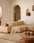 Jimi Modular Leather Sofa Uniqwa Collections