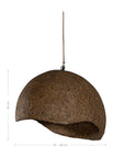 Kala Pendant | Sculptural Composite | Dark Roast Large Uniqwa Collections
