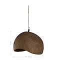 Kala Pendant | Sculptural Composite | Dark Roast Medium Uniqwa Collections
