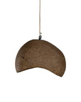 Kala Pendant | Sculptural Composite | Dark Roast Uniqwa Collections