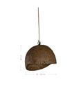 Kala Pendant | Sculptural Composite | Dark Roast Small Uniqwa Collections
