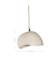 Kala Pendant | Sculptural Composite | Light Roast Small Uniqwa Collections