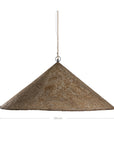Khufu Pendant | Sculptural Composite | Large | Dark Roast Uniqwa Collections