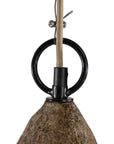 Khufu Pendant | Sculptural Composite | Tall | Dark Roast Uniqwa Collections