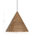Khufu Pendant | Tall | Natural