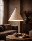 Khufu Pendant | Sculptural Composite | Tall | Light Roast Uniqwa Collections