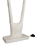 Kira Floor Lamp | Sculptural Composite | Light Roast Uniqwa Collections