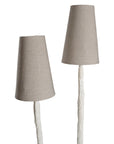Kira Floor Lamp | Sculptural Composite | Light Roast Uniqwa Collections