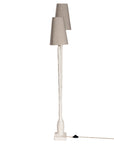 Kira Floor Lamp | Sculptural Composite | Light Roast Uniqwa Collections