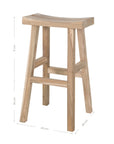 Kusina Barstool | Teak Uniqwa Collections