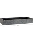 Lava Stone Basin | Rectangular Uniqwa Collections